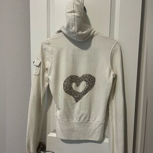 Y2K Twisted Heart hoodie